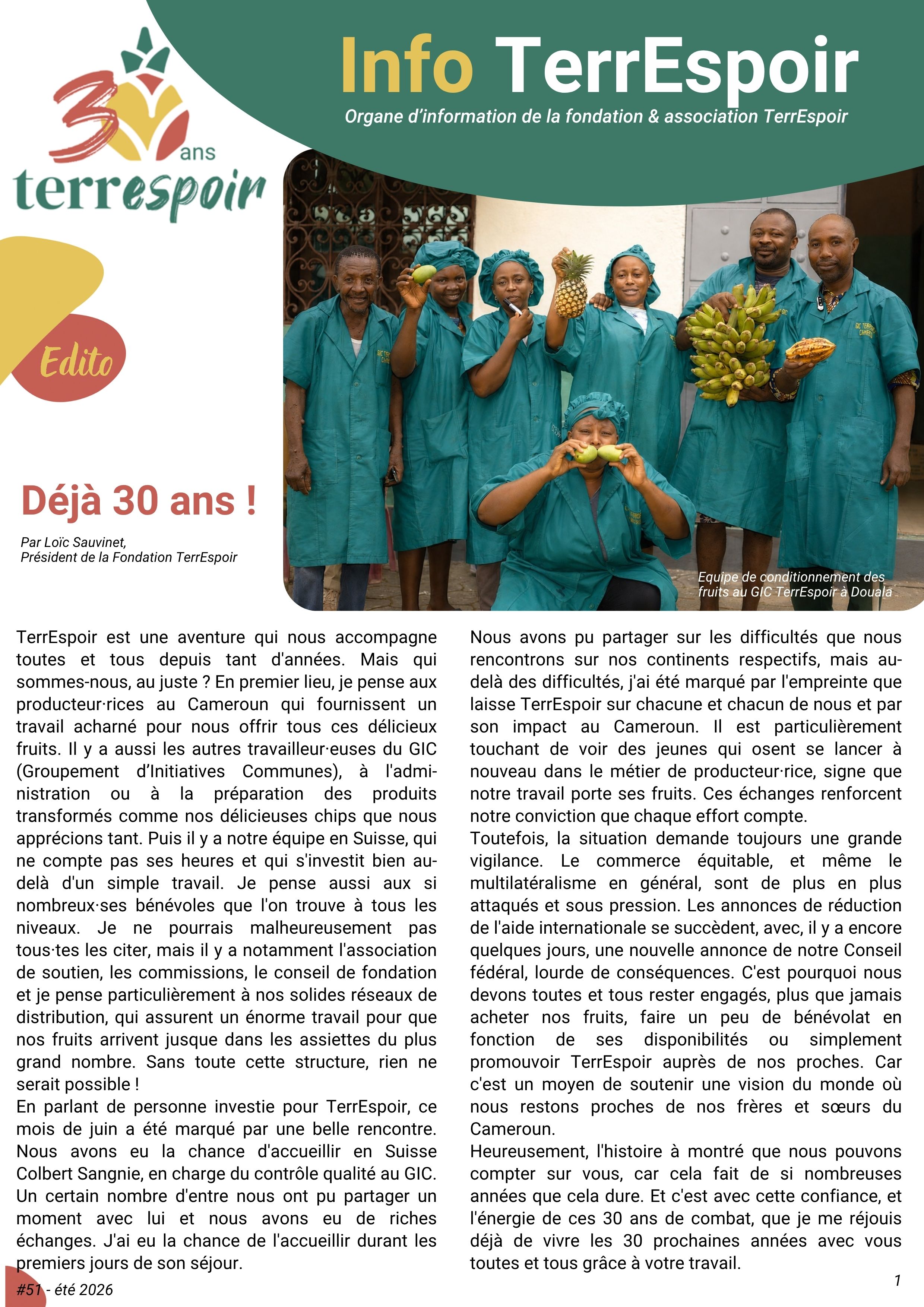 Journal TerrEspoir