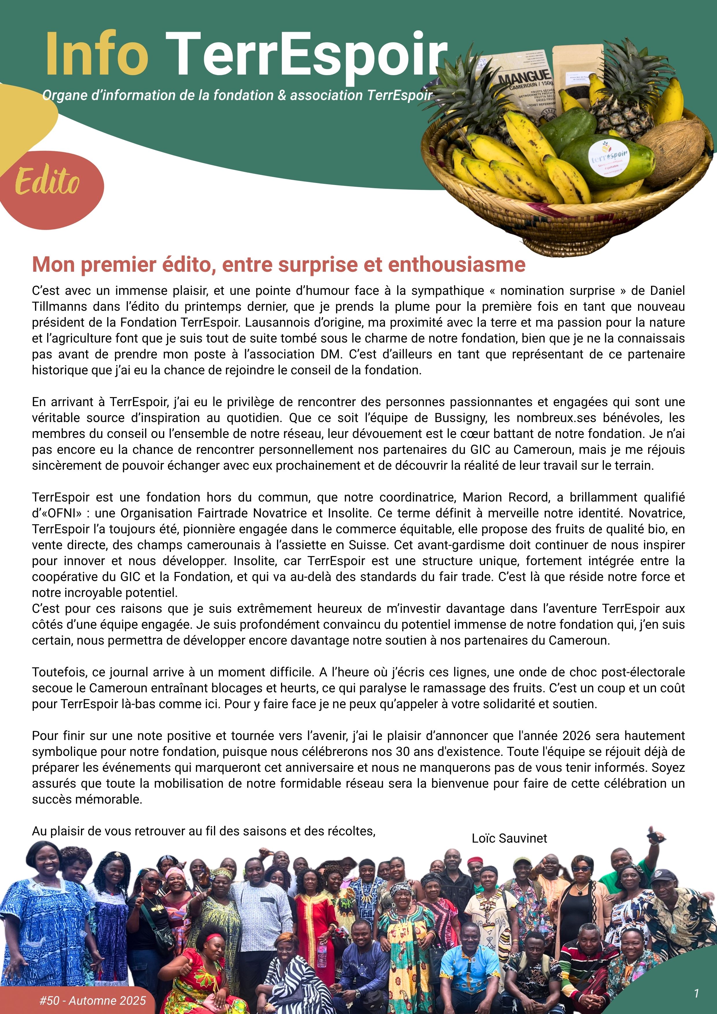 Journal TerrEspoir No50
