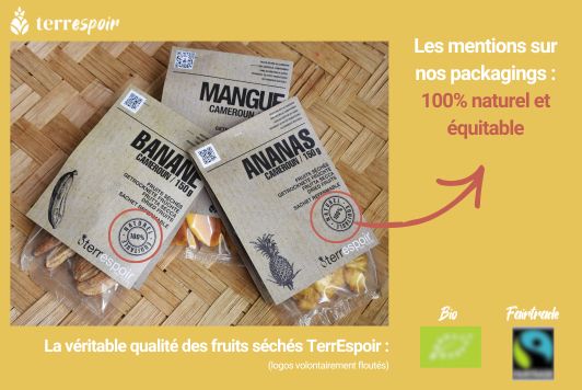 Fruits séchés Equitables et Naturels