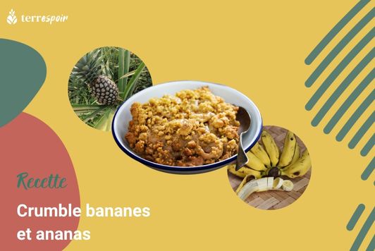 crumble bananes et ananas