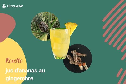 Jus d'ananas au gingembre
