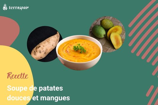 Soupe de patates douces et mangues